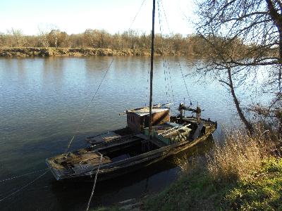 Bateau sur la Loire Nevers
